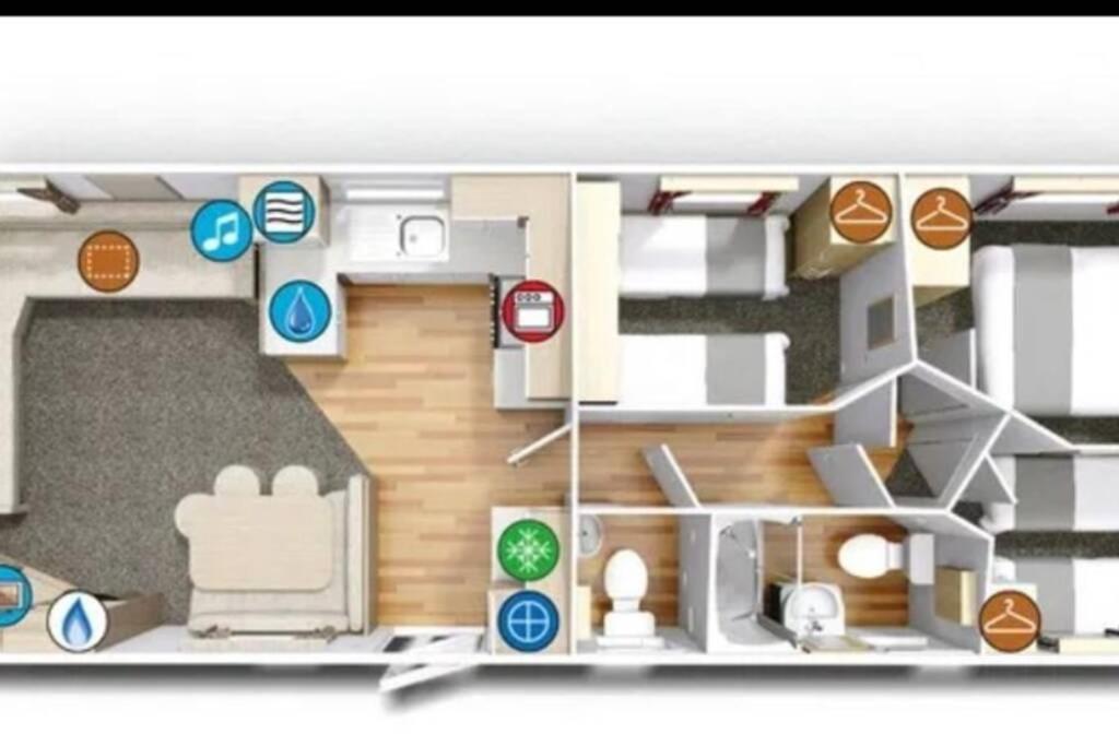 8 Sleep Chalet At Newquay Away Resorts Nb160 Exterior foto